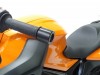 Závaží R&G Racing do řidítek pro motocykly BMW F800R ('09-), černá (pár)
